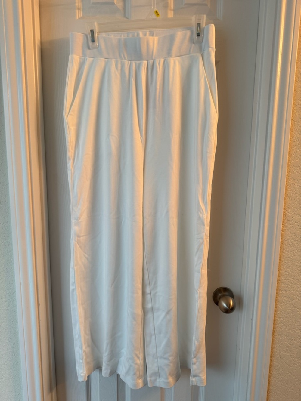 New York & Company White Wide-Leg Women's Pants